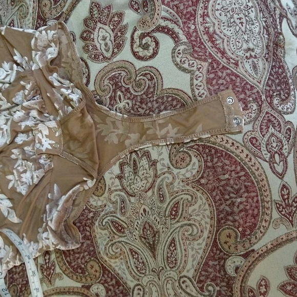 Size Small Dynamite long sleeve v-neck bodysuit - Picture 10 of 16